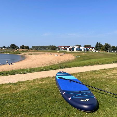 Luxe Chalet Direct Aan Het Water Met Strand Lith Exteriör bild