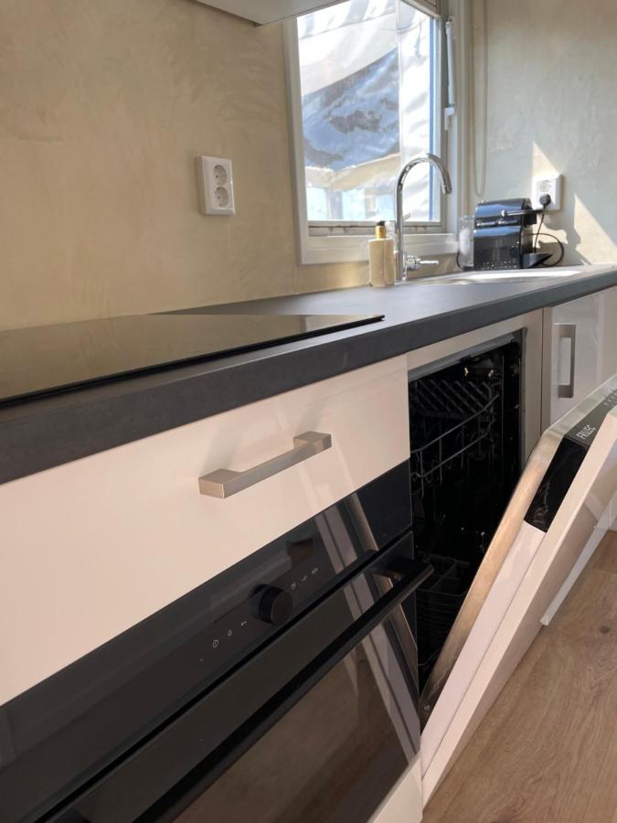 Luxe Chalet Direct Aan Het Water Met Strand Lith Exteriör bild