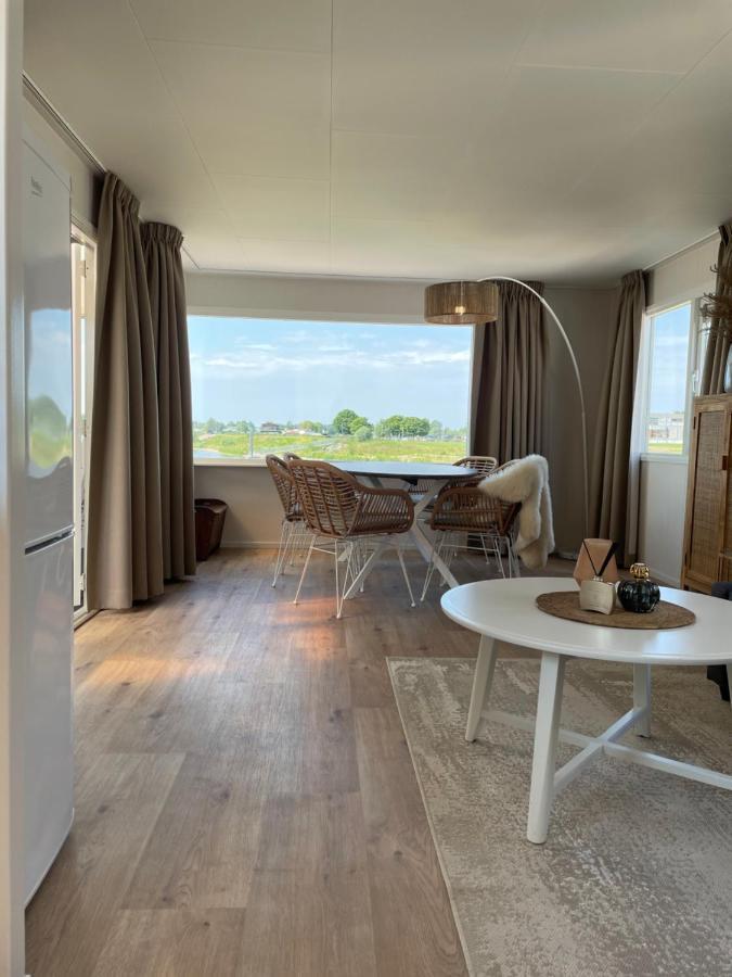 Luxe Chalet Direct Aan Het Water Met Strand Lith Exteriör bild